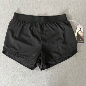 NWT Kyodan Active Ladies Run Athletic Short Black 2-in-1 Built-in Liner XL